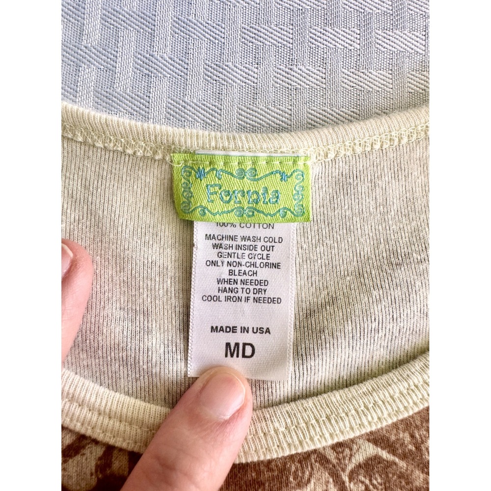 Fornia Wrangler Rough Riders Rodeo Graphic Tee Rhinestone Cream Medium USA - Picture 8 of 9